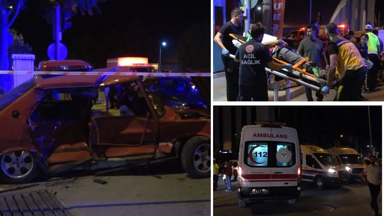 Kavşakta Zincirleme Kaza: 1 Ölü, 4 Yaralı