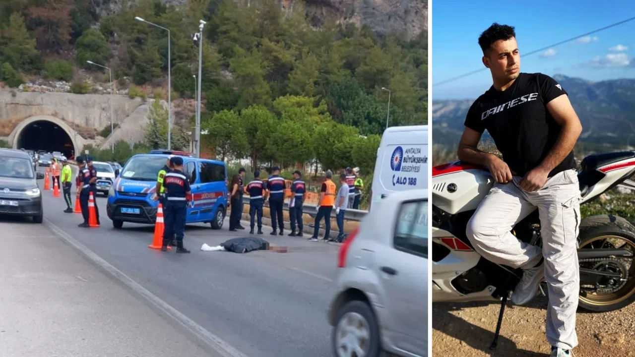 Kazaya karışan motosiklet sürücüsü hayatını kaybetti
