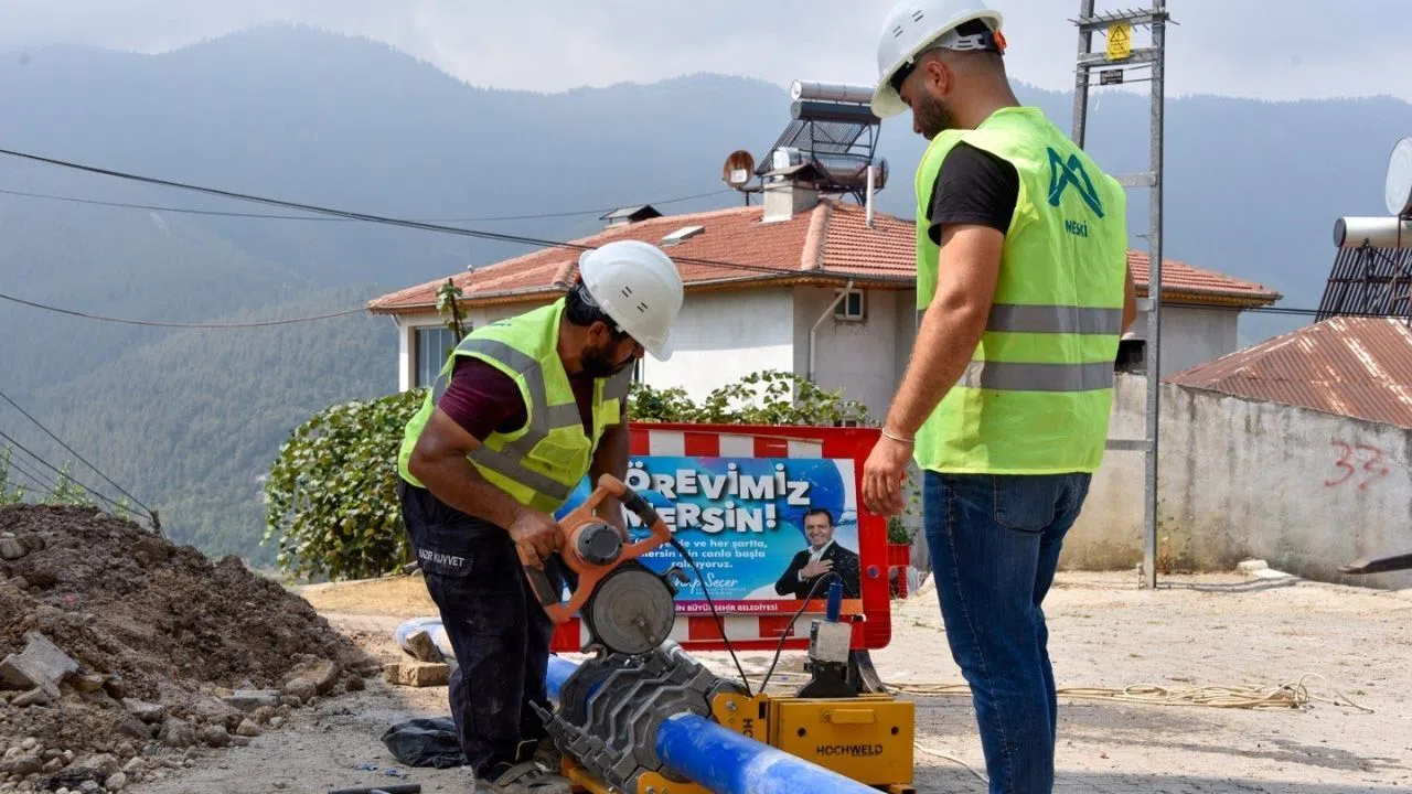 Kesintisiz Su İçin 2 Bin 400 Metrelik Hat Döşendi