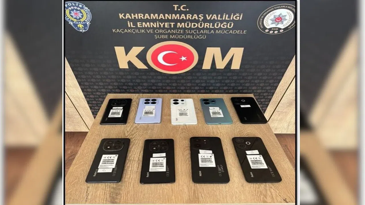 Kahramanmaraş’ta Kaçak Cep Telefonu Operasyonu