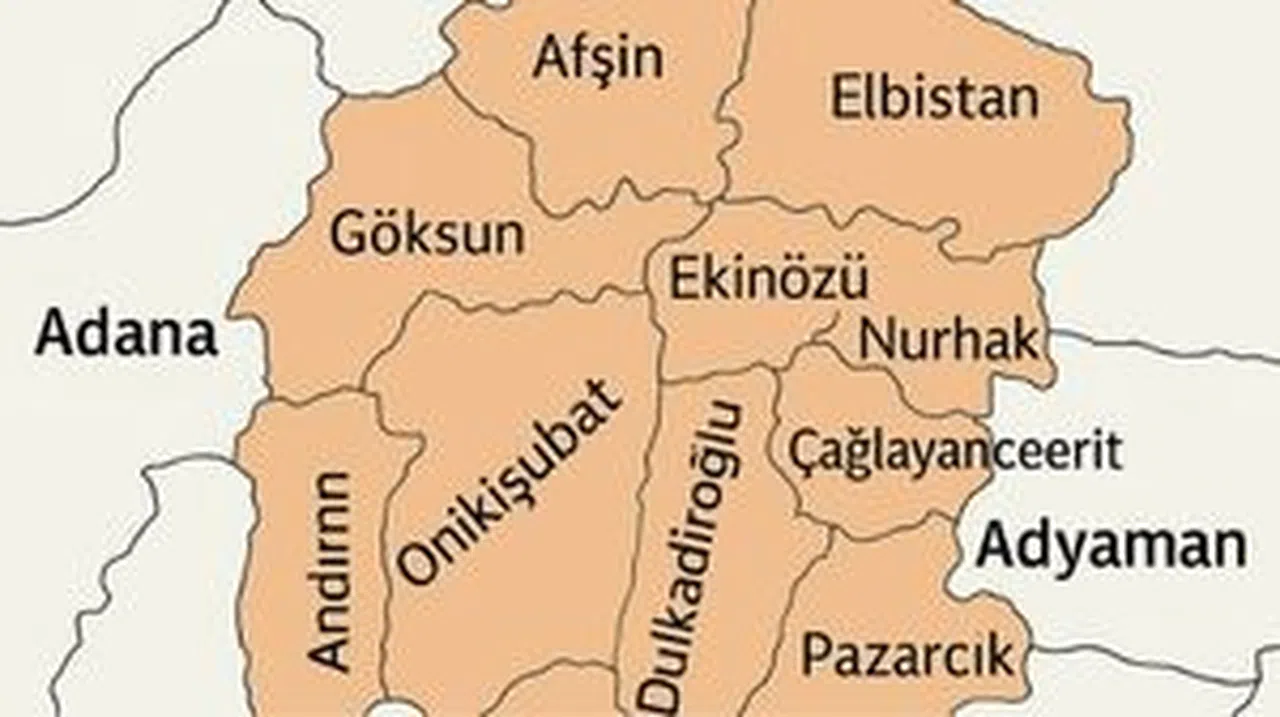 Kahramanmaraş Kaç Kilometre?