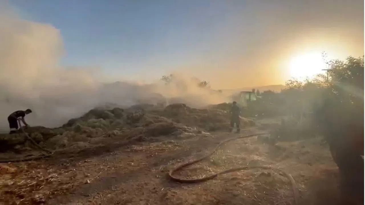 Köyde Çıkan Yangın Yürekleri Ağza Getirdi