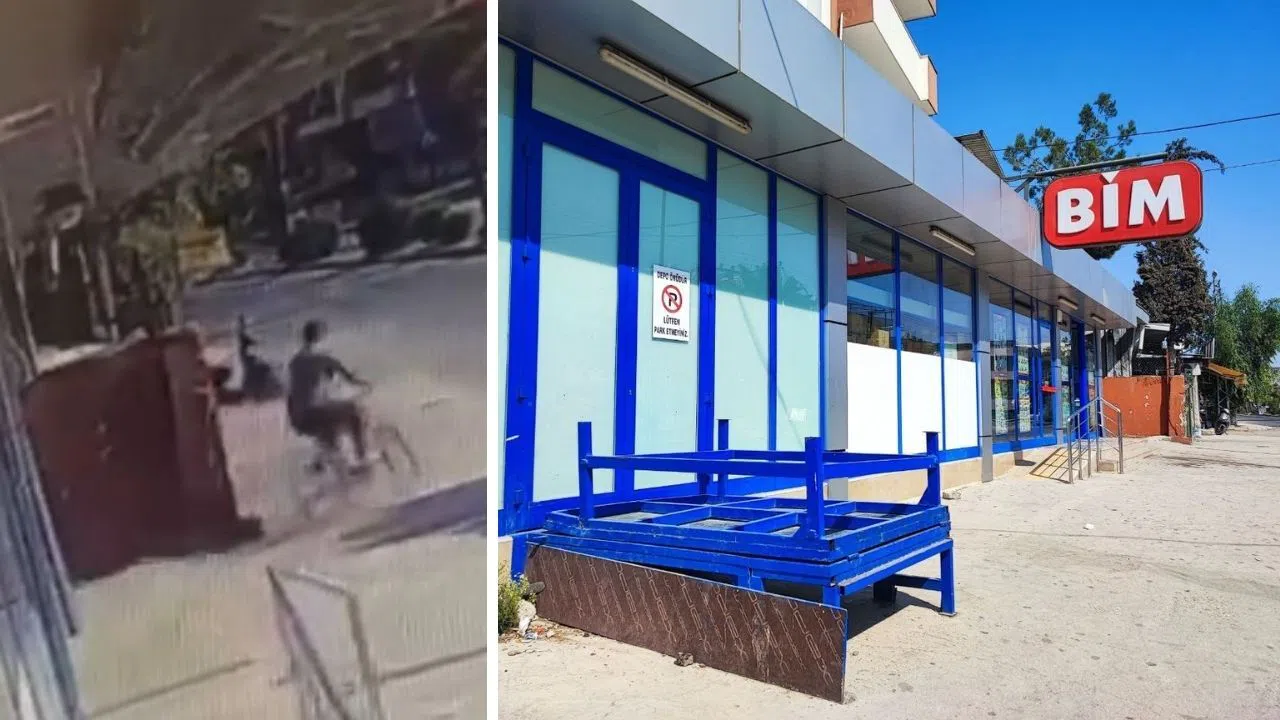 Market Önünde Park Edilen Bisiklet Saniyeler İçinde Çalındı