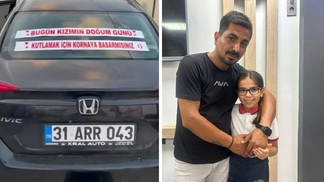 Minik Ecrin’e Kornalı Doğum Günü Sürprizi