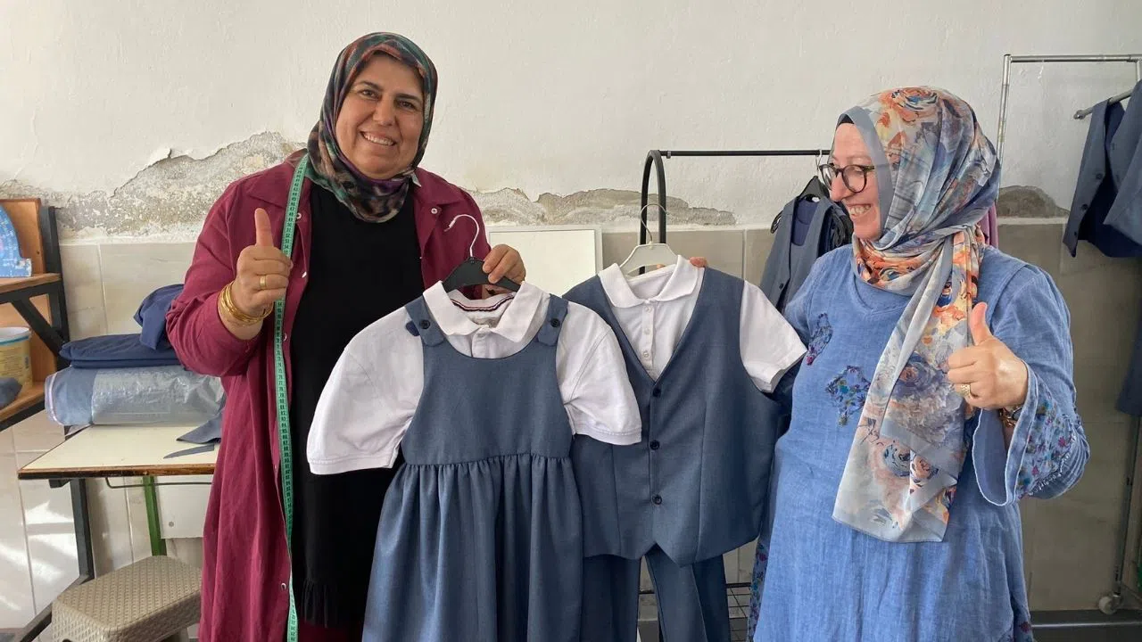 “Okulumuzun Kıyafetini Okulumuzda Üretiyoruz” Projesi Öğrencilere Umut Oldu