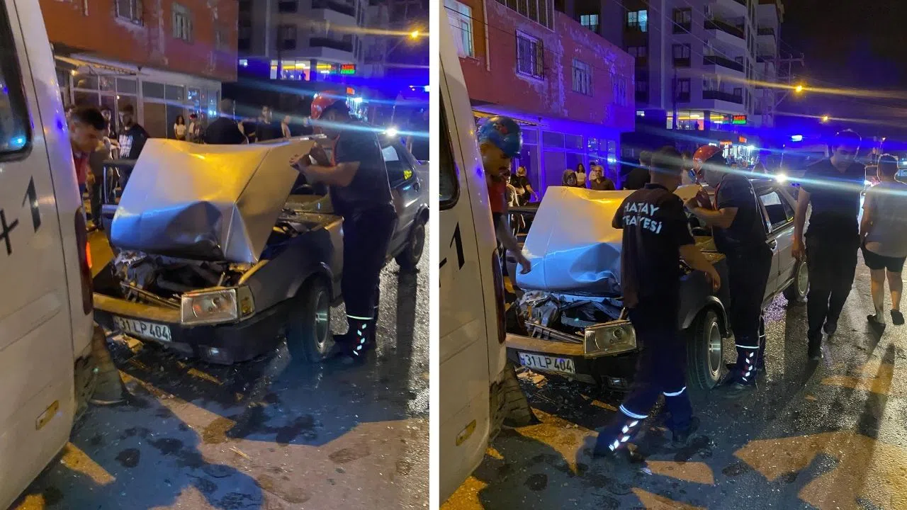 Pikap ile Otomobil Çarpıştı: 4 Yaralı