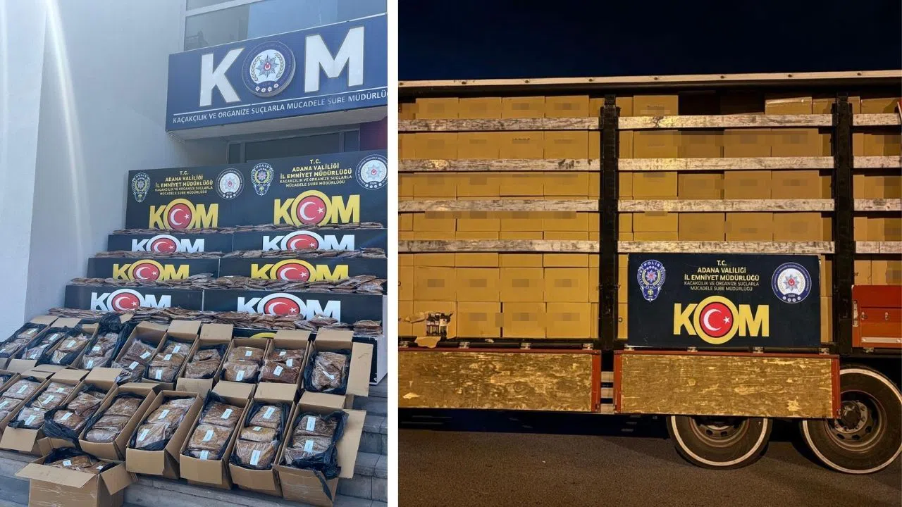 Polis Operasyonunda 14 Milyon Kaçak Makaron Ele Geçirildi