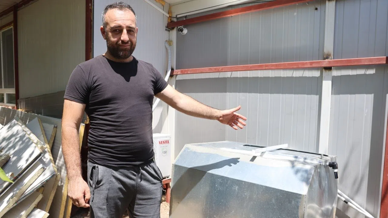 Tamir Etmek İstediği Su Deposu Üzerine Devrildi