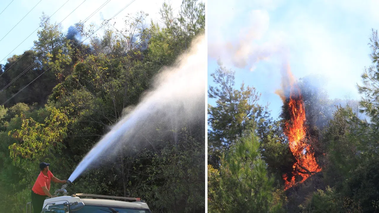 Yeniden Çıkan Yangın Hızlı Müdahale ile Kontrol Altında