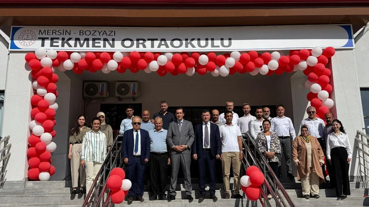 Yık-Yap Projesi kapsamında inşa edilen okul törenle açıldı