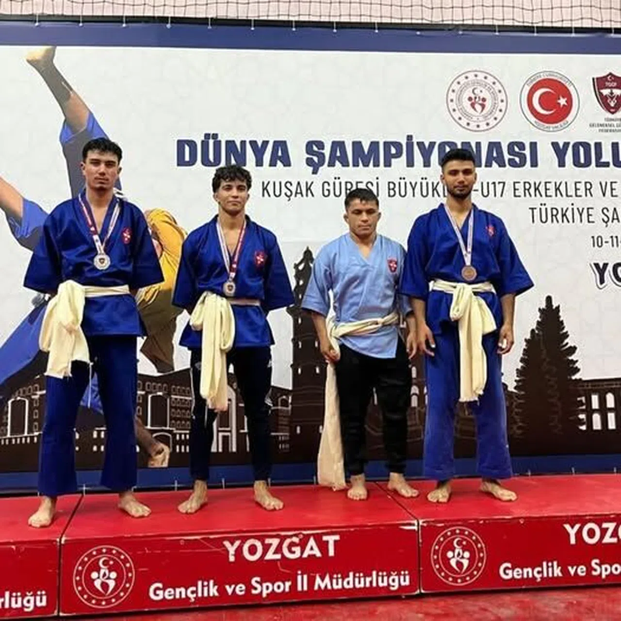 Kahramanmaraşlı Güreşçilerden Türkiye Şampiyonası’nda Çifte Madalya