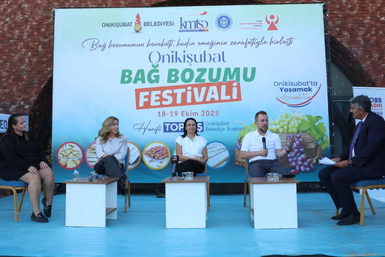 Bağ Bozumu Festivali, gastronomi dünyasının ustalarını Kahramanmaraş'ta buluşturdu