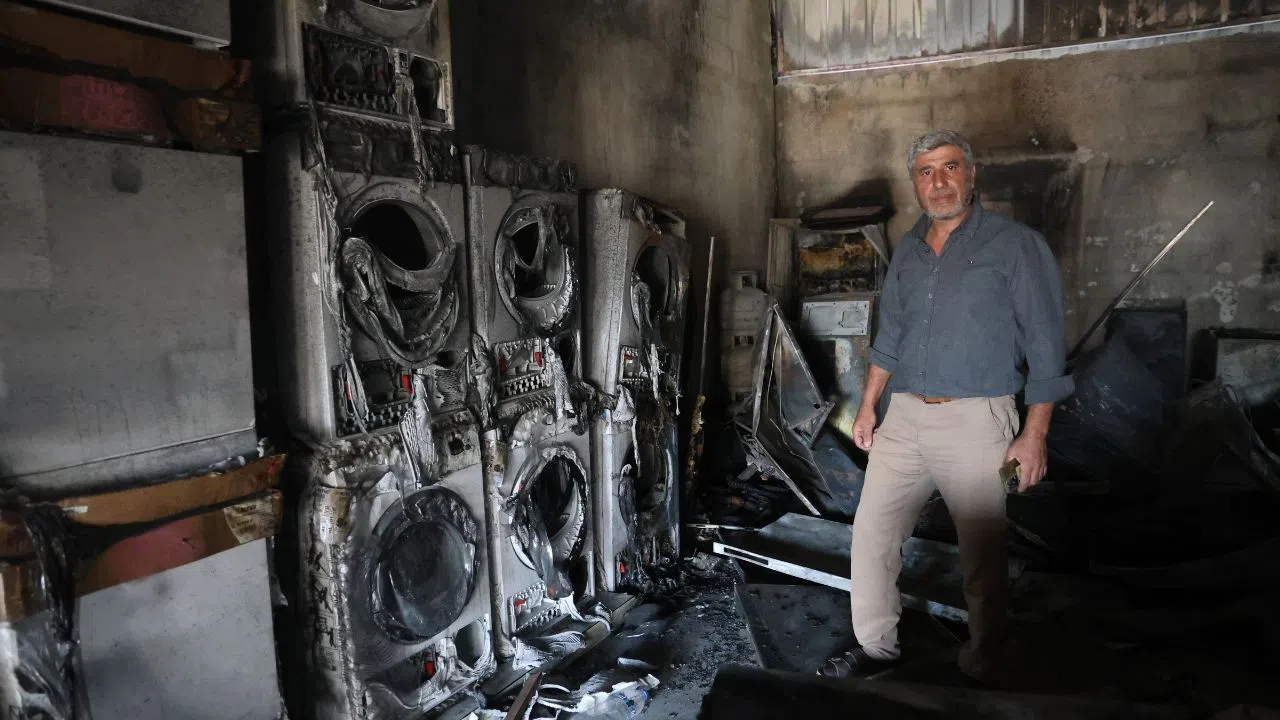 Beyaz Eşya Bayisinde Milyonluk Yangın