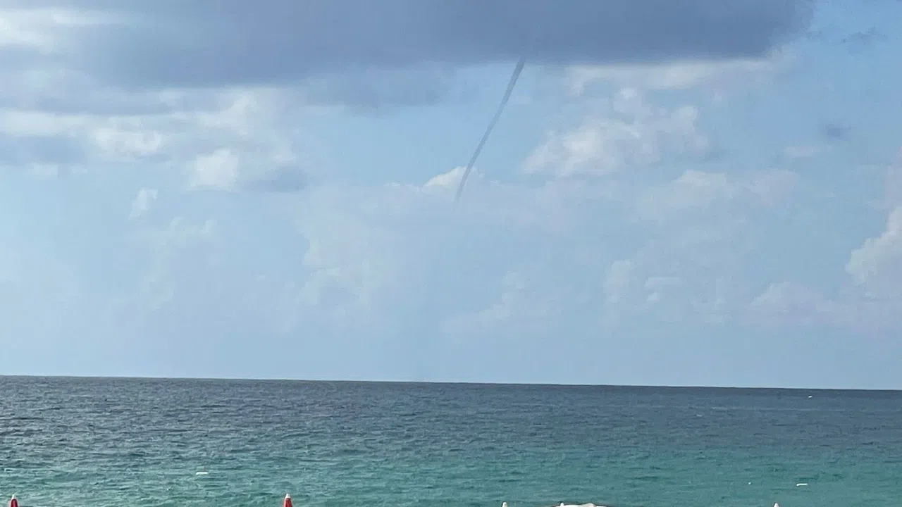 Denizde Kısa Süreli Hortum Olayı Yaşandı