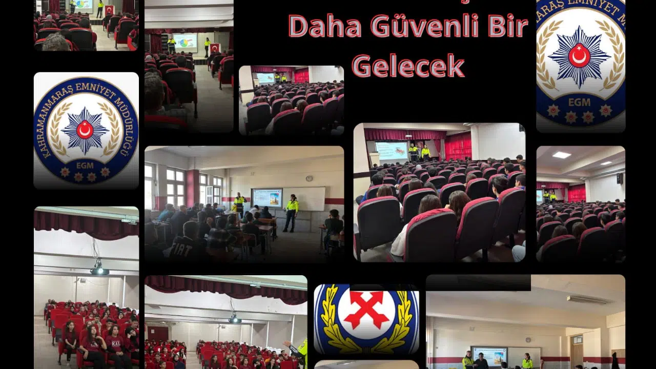 Kahramanmaraş’ta Öğrencilere Trafik Bilinci Eğitimi