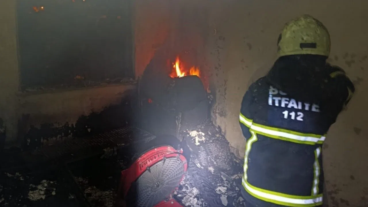 Evde Çıkan Yangın Korkuttu: Bir Kişi Dumandan Etkilendi