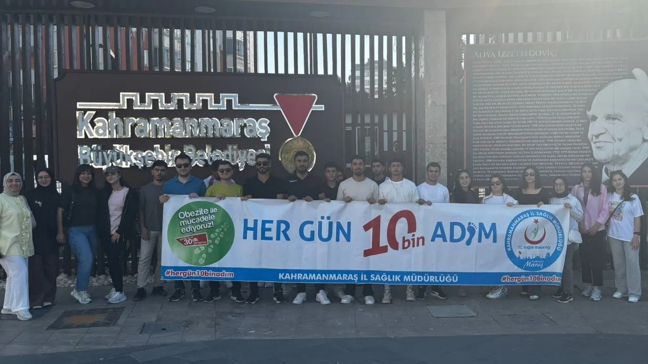 Kahramanmaraş’ta Gençler Dünya Yürüyüş Günü İçin Adım Attılar