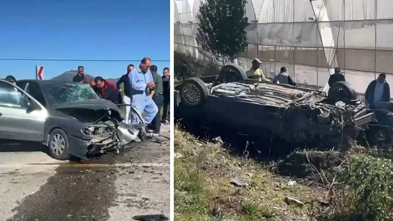 İki Aracın Kafa Kafaya Çarpışması: Üç Yaralı