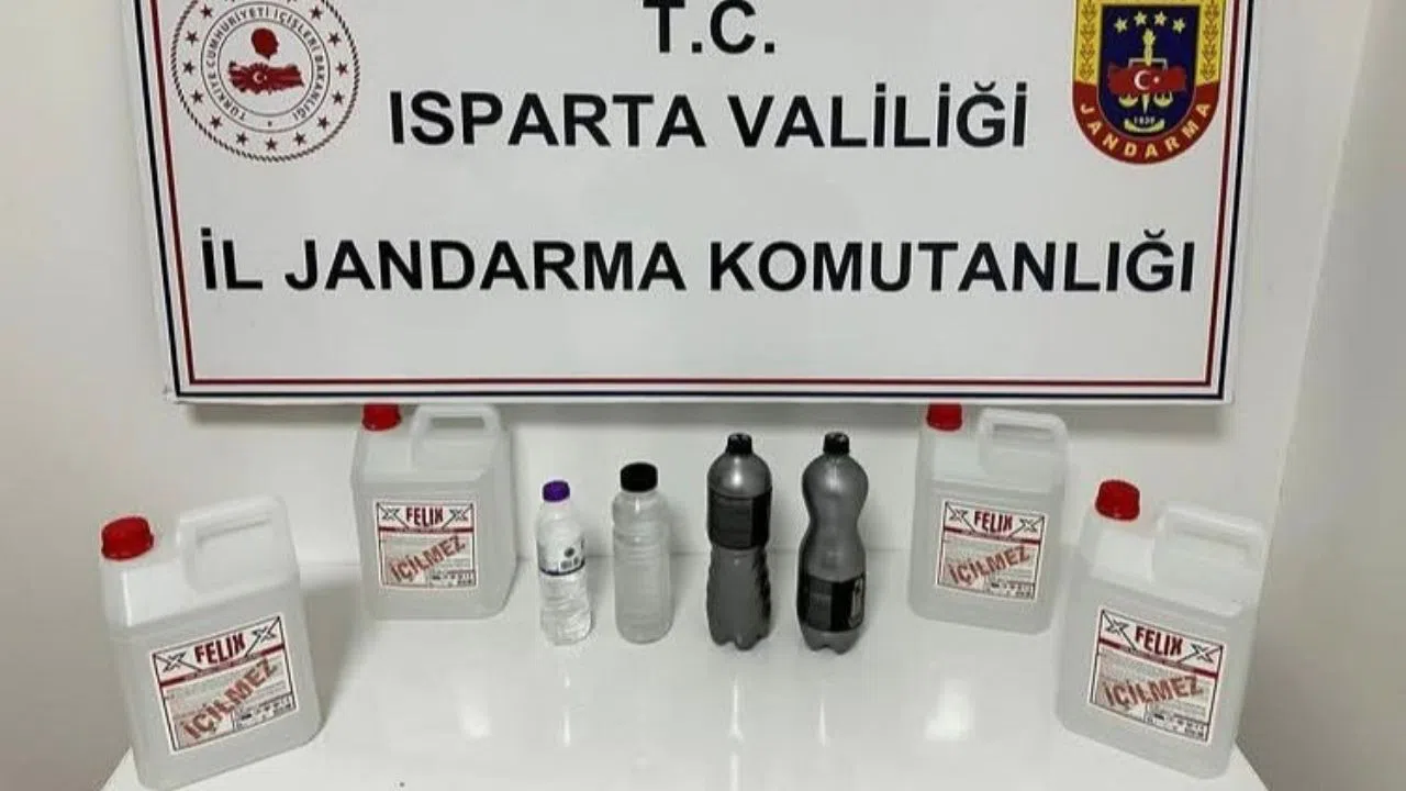 Jandarmadan Sahte İçki Operasyonu: 2 Şüpheliye İşlem