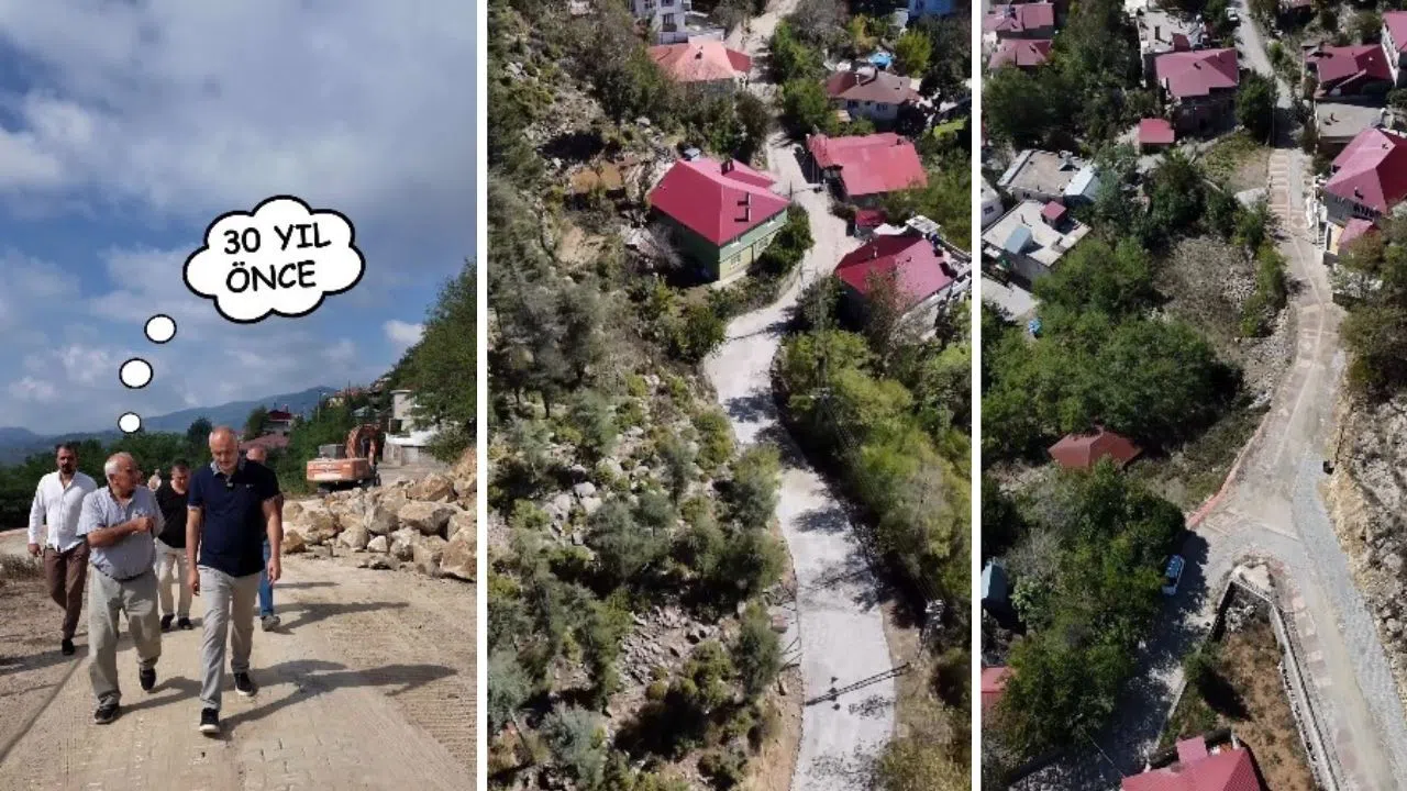 Kahramanmaraş Andırında Yeni Yol Konforu