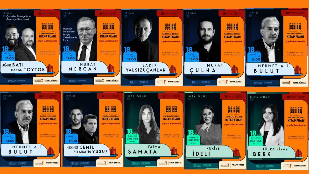 Kahramanmaraş Kitap Fuarı İkinci Gününde Okurları Büyüleyecek