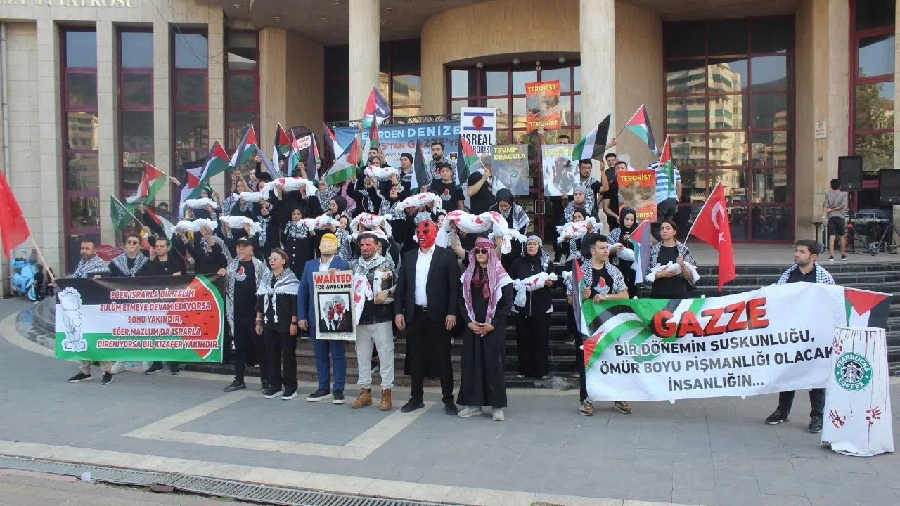 Kahramanmaraşlılar Gazze’ye Destek İçin Bir Araya Geldi