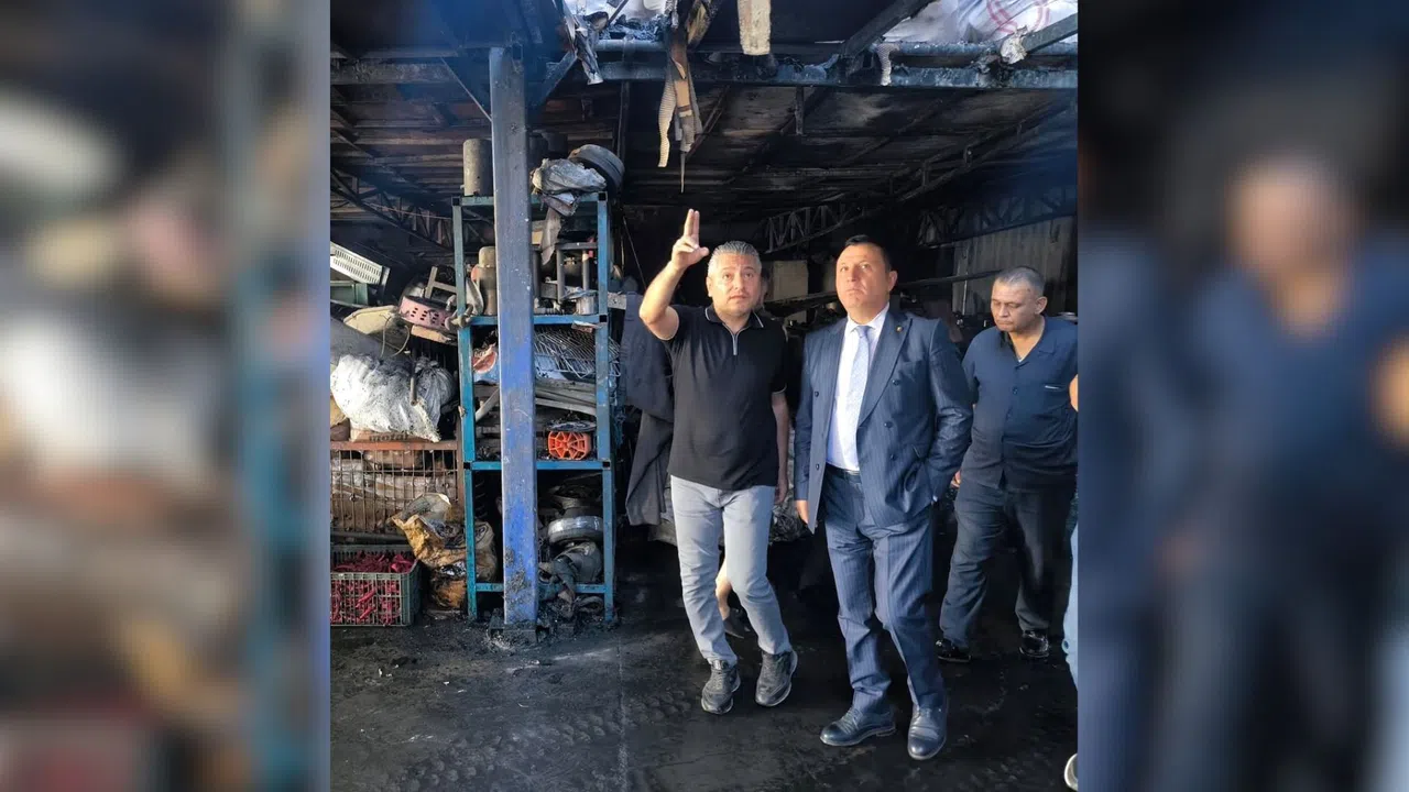 Kahramanmaraş’ta Fabrika Yangını Sonrası Destek Mesajı