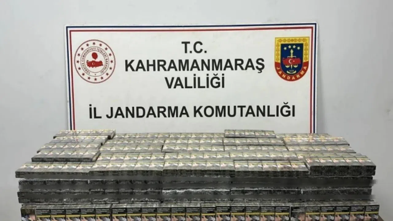 Kahramanmaraş’ta Kaçak Sigara Operasyonu