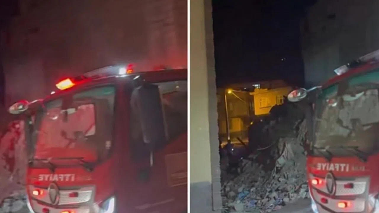 Kahramanmaraş’ta Kullanılmayan Ev Bir Anda Çöktü!