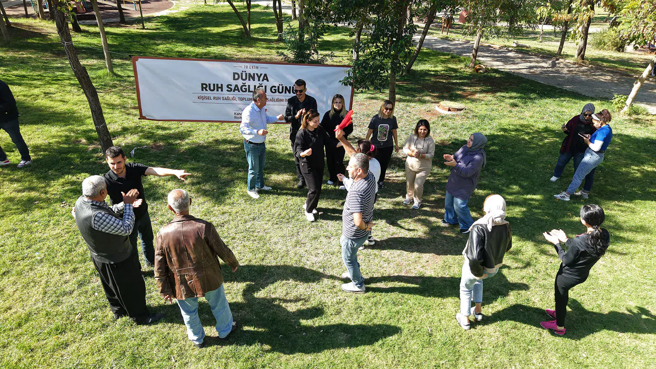 Kahramanmaraş’ta Ruh Sağlığı Günü Doğada Kutlandı