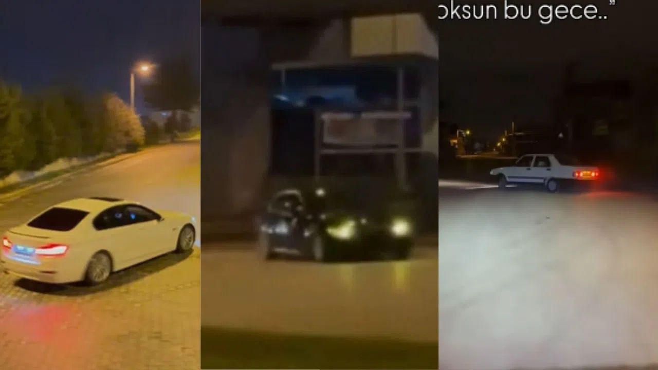 Kahramanmaraş’ta Trafiğe Açık Alanda Drift Attı, O Anları Sosyal Medyada Paylaştı