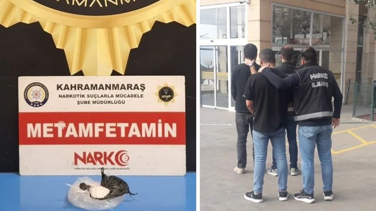 Kahramanmaraş'ta Uyuşturucu Operasyonu: 3 Tutuklama