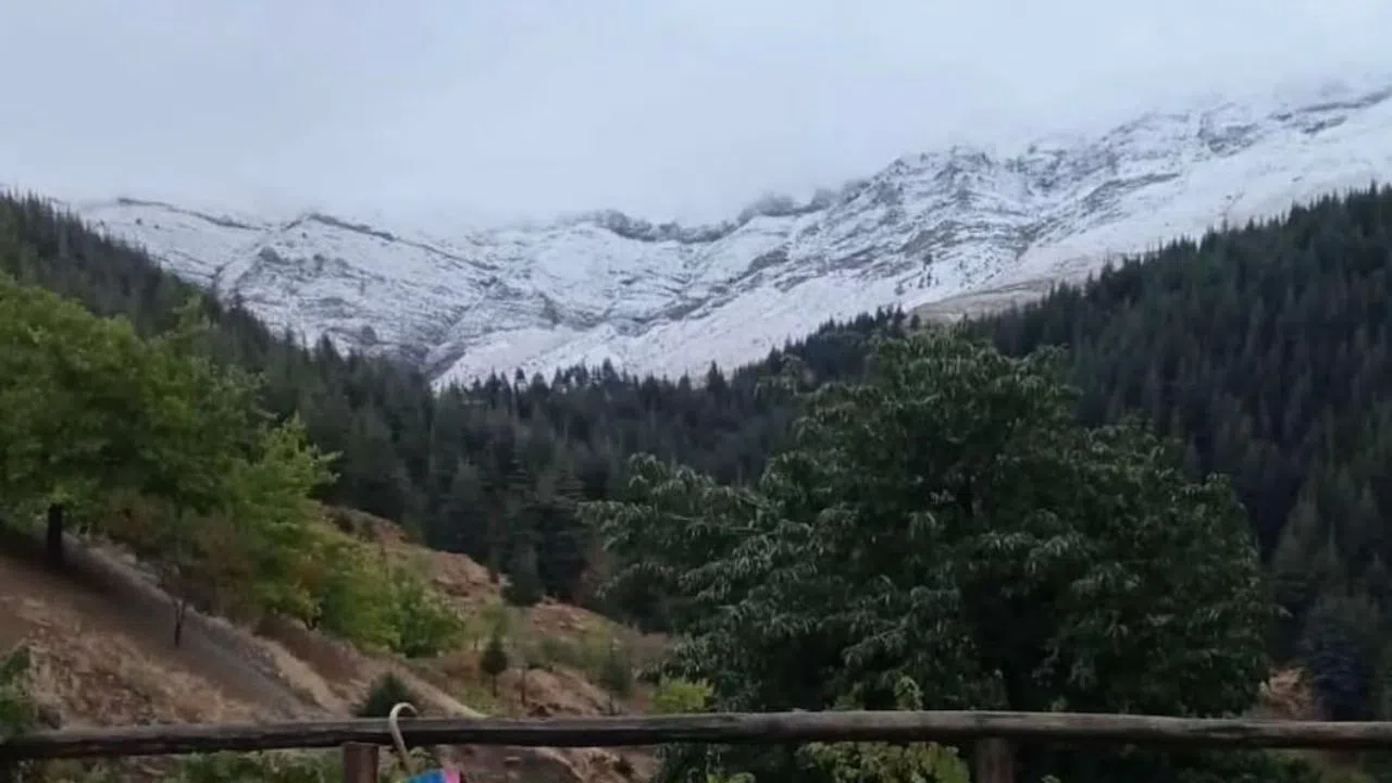 Kahramanmaraş’ta Yüksek Kesimlere Yağan Kar Görsel Şölen Oluşturdu