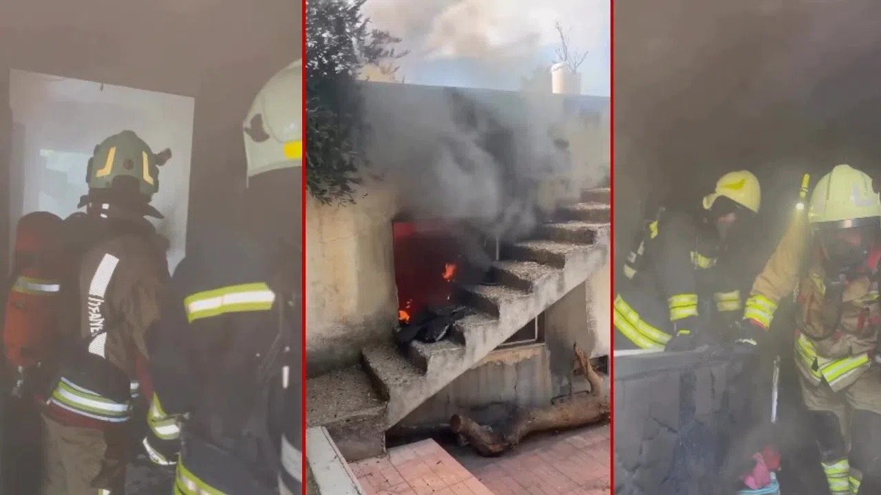 Kahramanmaraş'ta  Ev Yangını Korkuttu