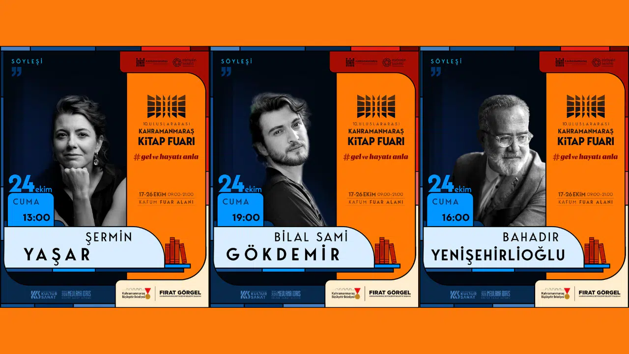 Kitap Fuarı’nda 24 Ekim Cuma Günü Üç Söyleşi Programı Gerçekleşecek