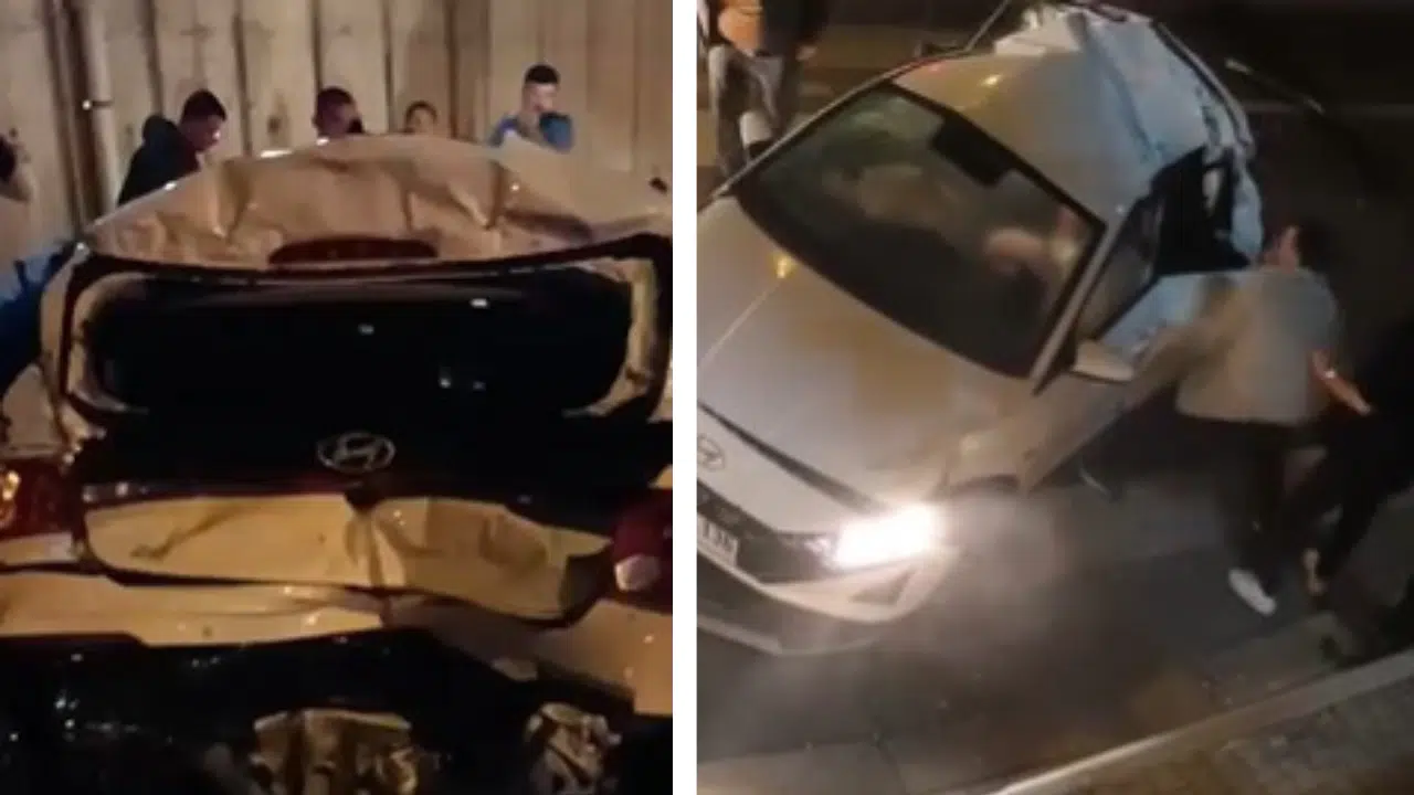 Otobüsle Çarpışan Sürücüye İlk Müdahale Vatandaşlardan