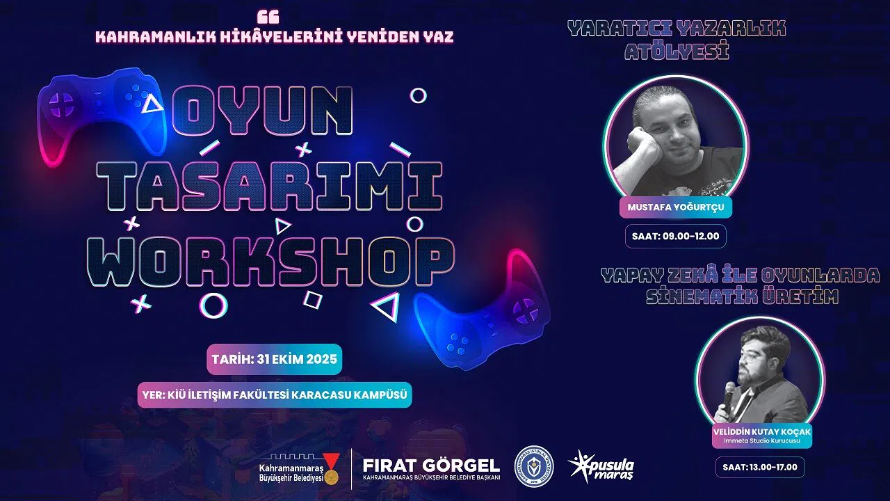 Kahramanmaraş’ta Gençler Dijital Oyunlarla Kahramanlık Hikâyeleri Yazacak