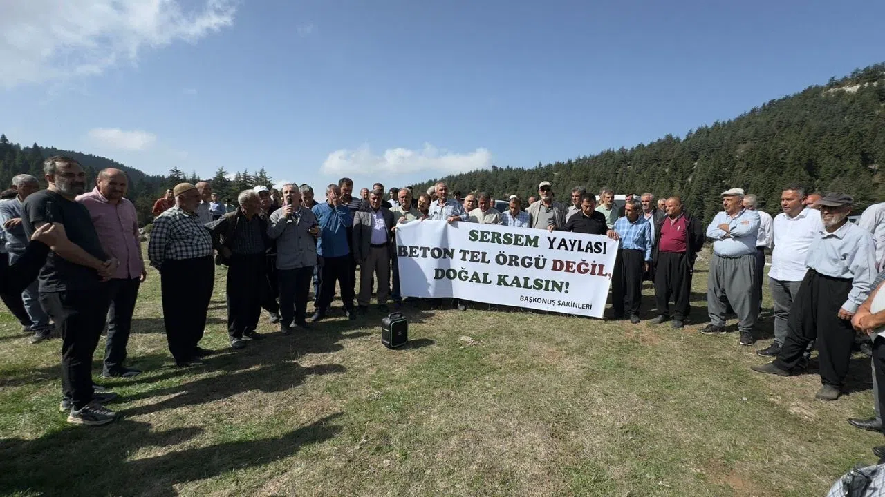 Sersem'de Vatandaştan Tel Örgü Tepkisi