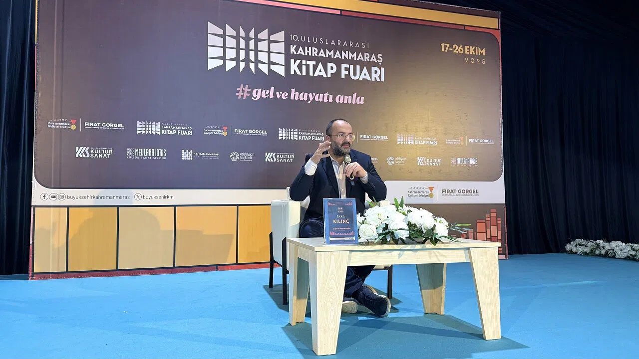 Taha Kılınç, Kahramanmaraş Kitap Fuarı’nda Medeniyet Bilinci Üzerine Konuştu