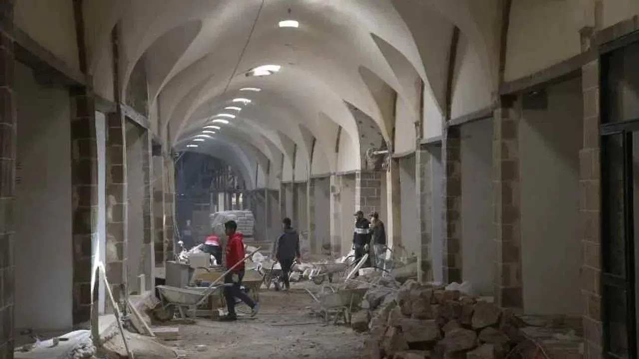 Tarihi Kapalı Çarşı Restorasyonla Eski Günlerine Dönüyor