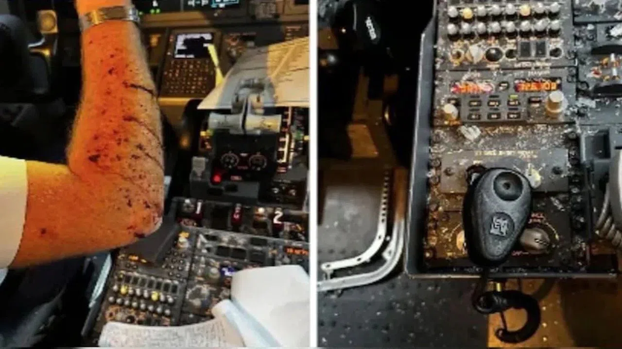 Uçağa Meteor Çarptı: Pilot Yaralandı, Faciadan Dönüldü