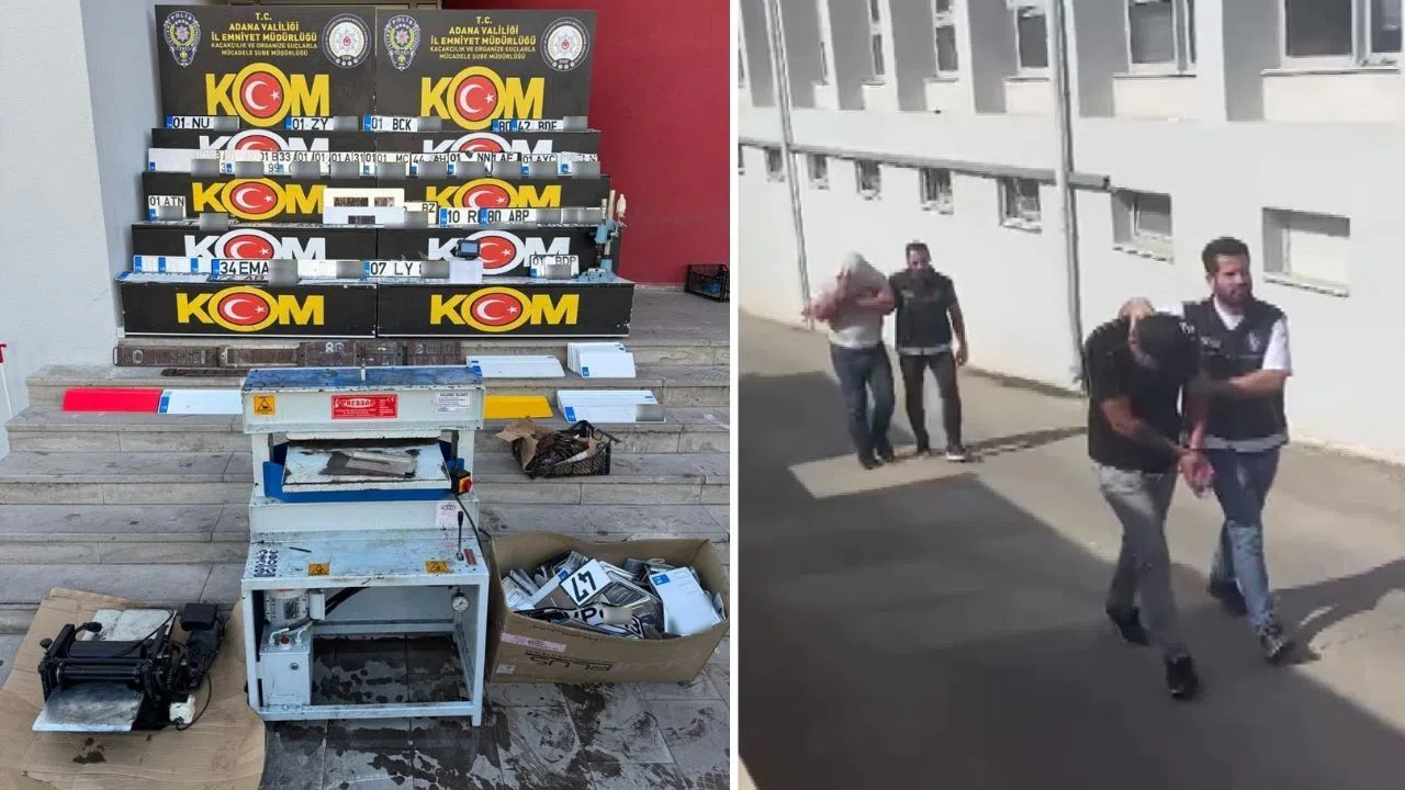 Yasa Dışı Plaka Üretimine Baskın