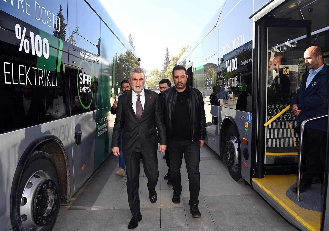 Kahramanmaraş’ta Elektrikli Otobüs Dönemi Başladı