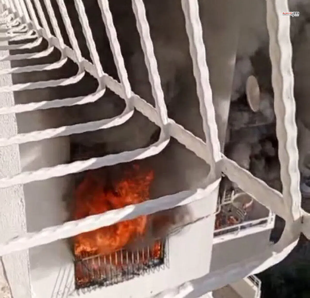 Adana’da Apartman Yangını Paniği