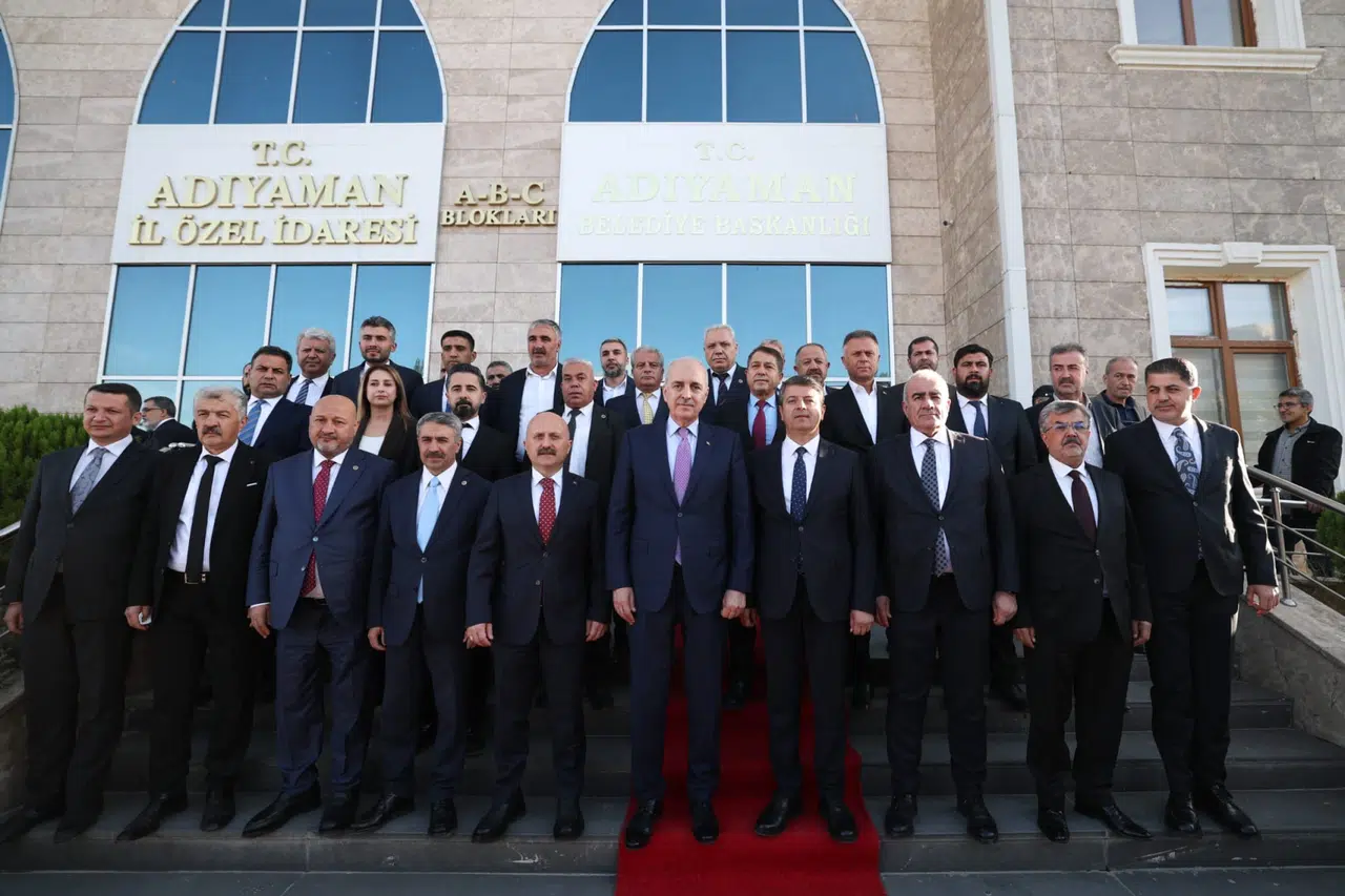 Adıyaman'da Kurtulmuş'tan Valilik ve belediye ziyareti