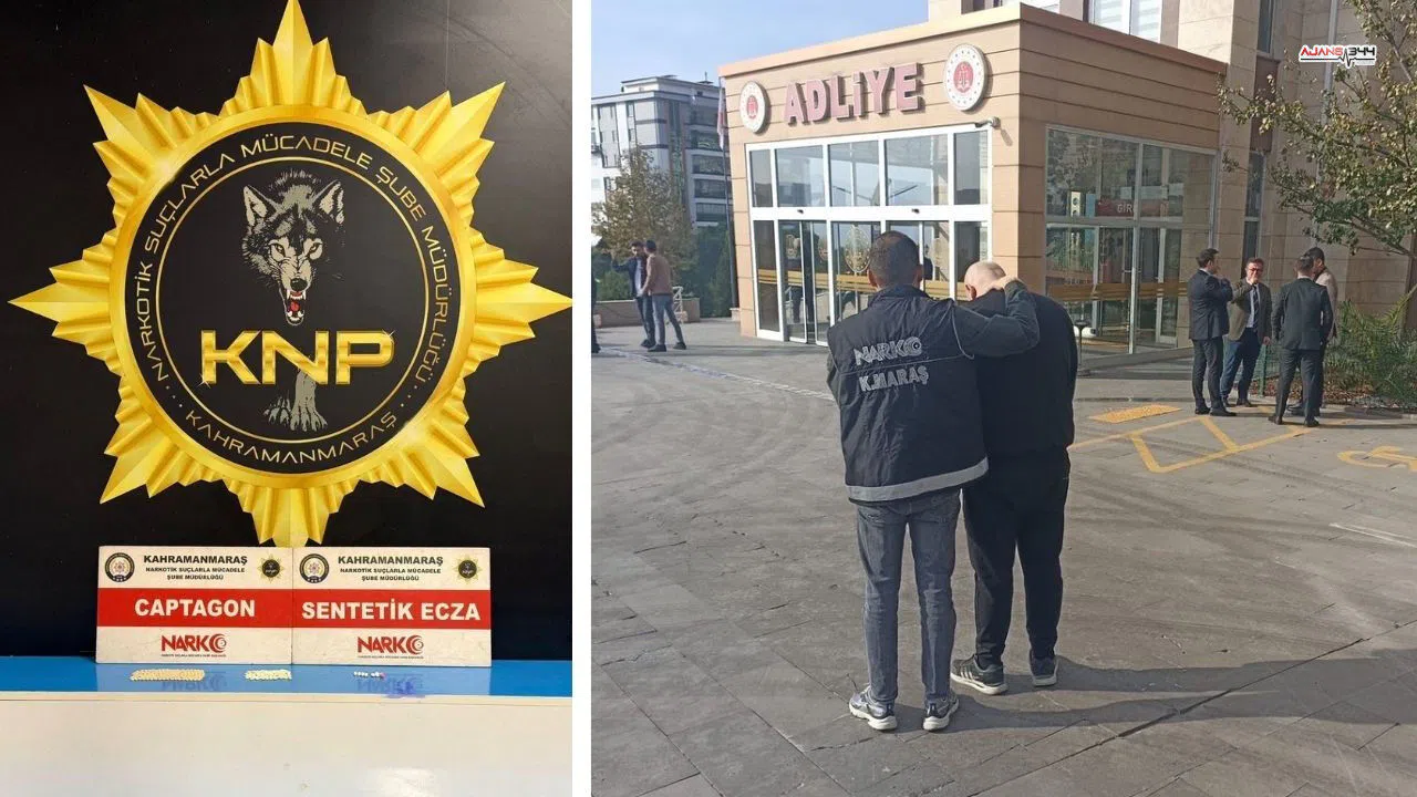 Kahramanmaraş'ta yasaklı madde operasyonunda 1 kişi tutuklandı