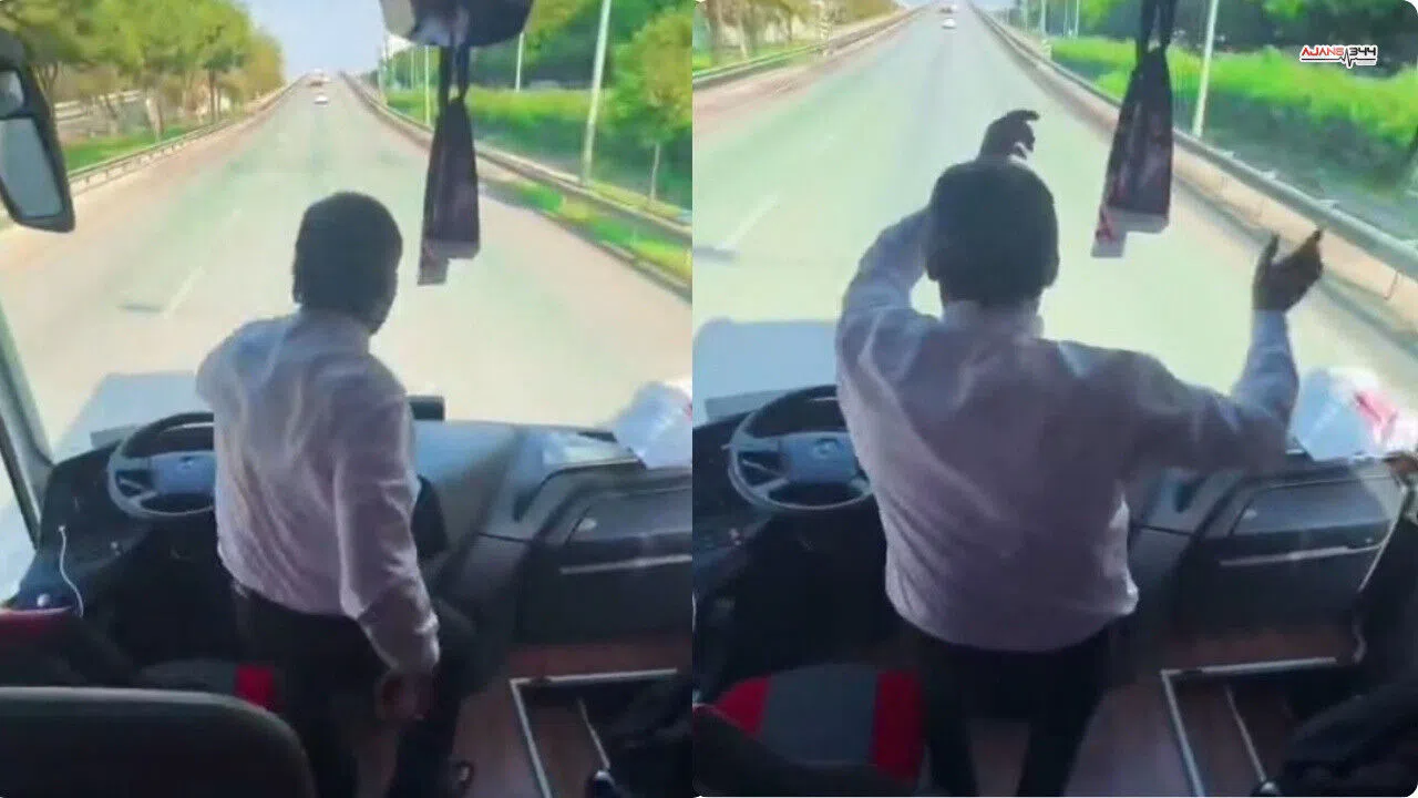 Direksiyonu Bırakıp Dans Etti, Cezadan Kaçamadı