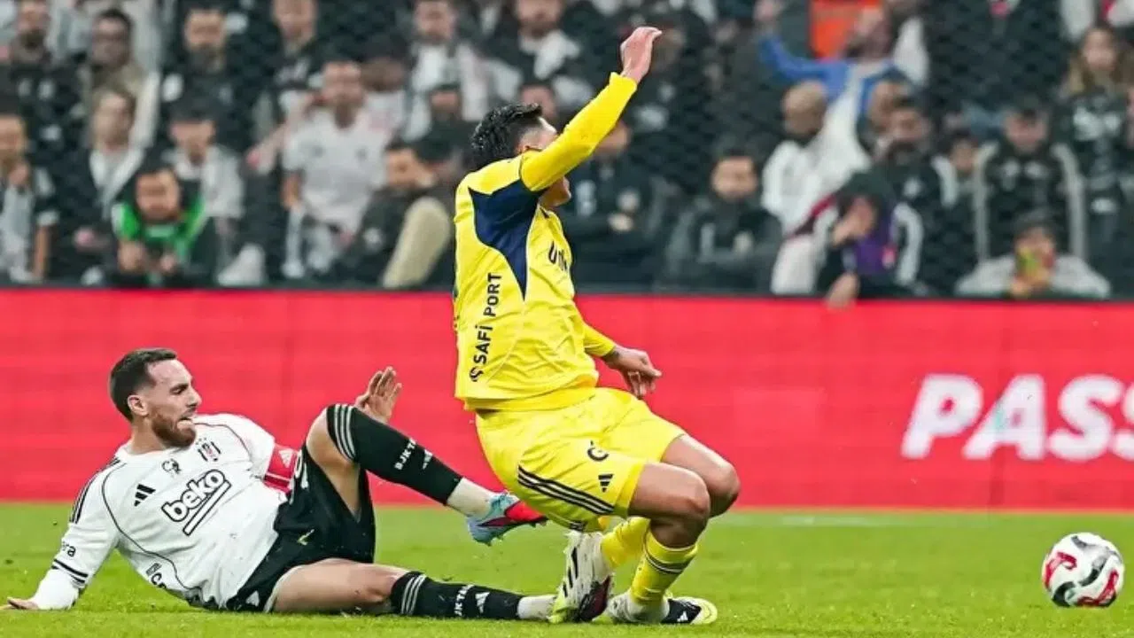 Orkun Kökçü'nün Kırmızı Kartı Beşiktaş'ı Fenerbahçe'ye Mağlup Etti