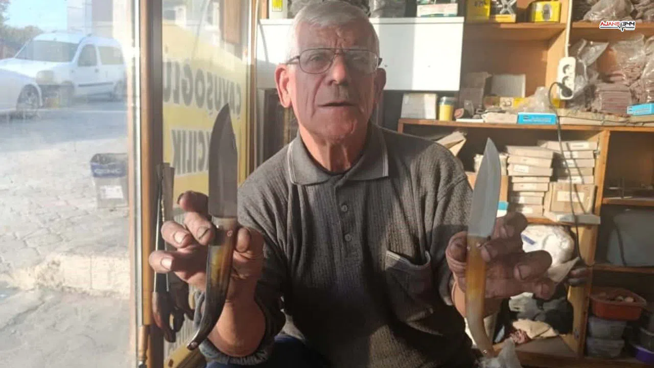 Kahramanmaraş'ta el emeği koç boynuzu bıçakların son temsilcisi