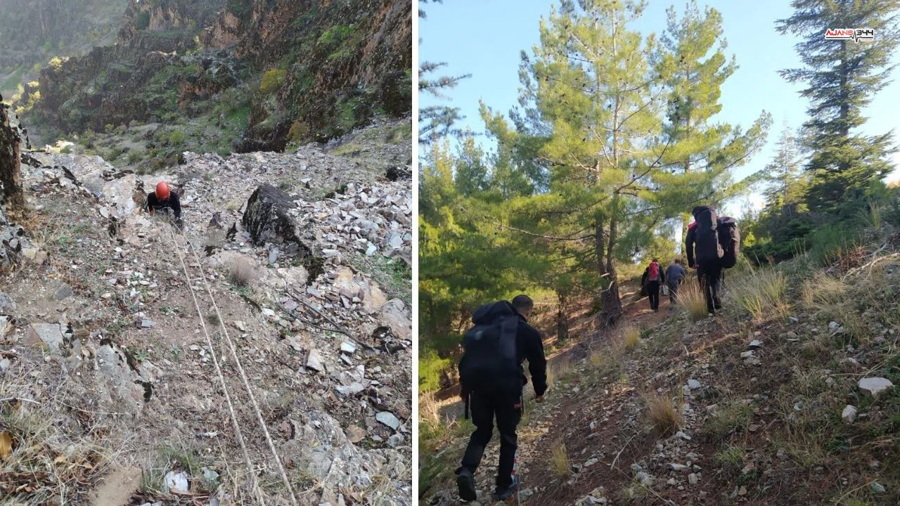 Kahramanmaraş'ta Kayalıklarda Mahsur Kalan 5 Keçi Kurtarıldı